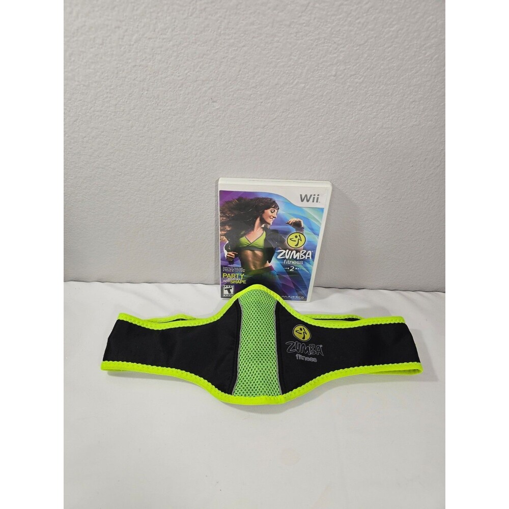 Zumba Fitness 2 Game Nintendo Wii Belt Included